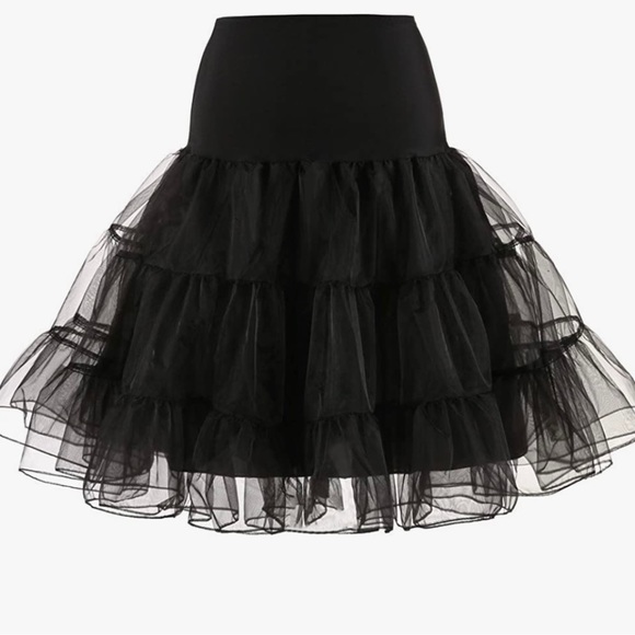 Kumeng Dresses Kumeng 5s Vintage Petticoat Half Slip Tutu
